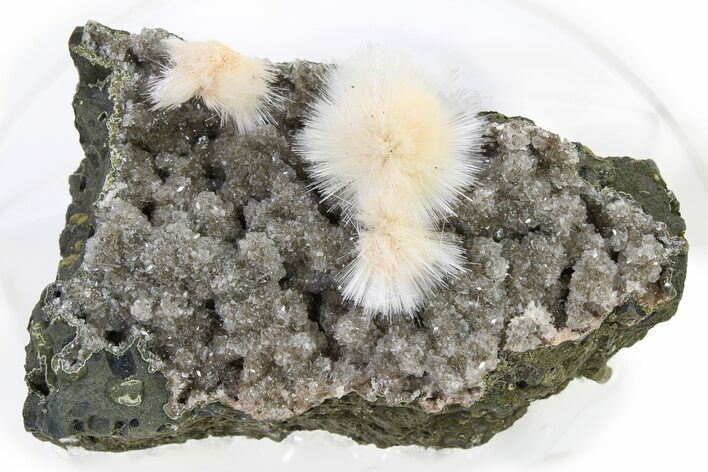 Thomsonite-Mesolite Crystal Aggregates - India #322527